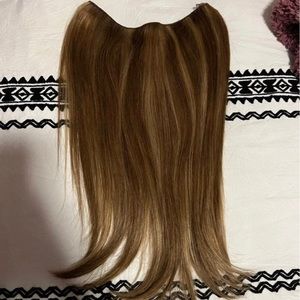 Layered Halo Couture Hair Extensions 18”